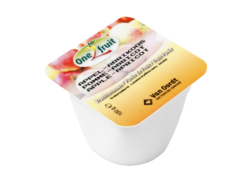 One 2 Fruit - Apple & Apricot Puree Pots 48 x 100g