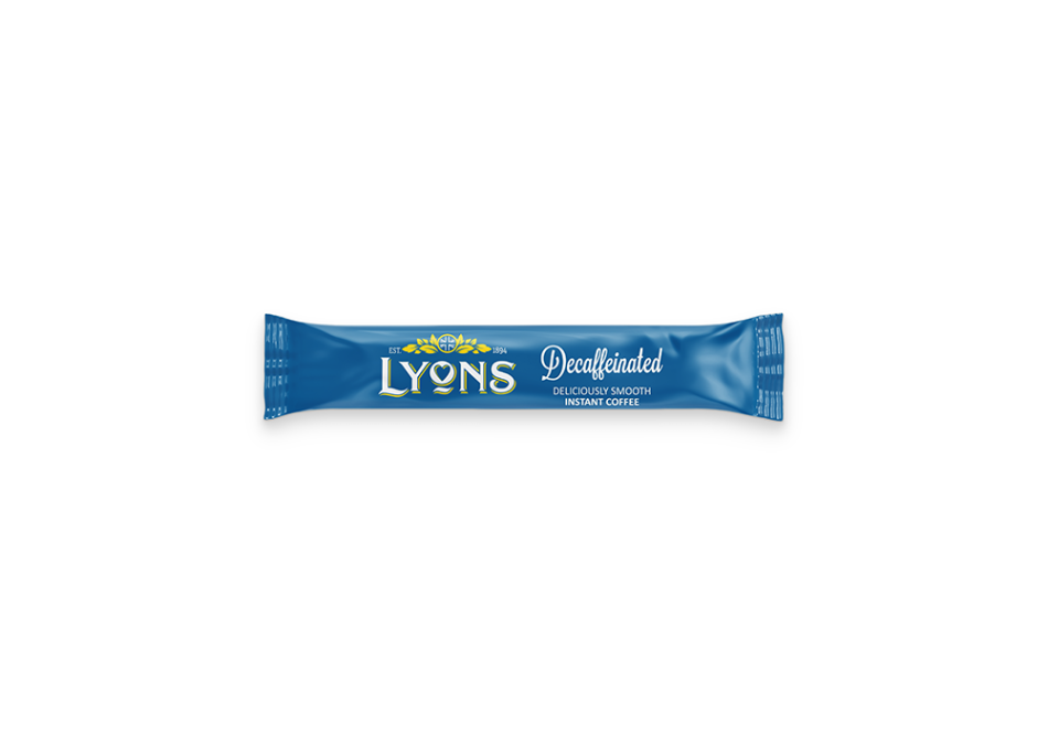 Lyons Decaf Freeze Dried Coffee Sticks 250 x 1.5g